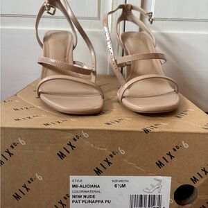 Mix No. 6 Beige Strappy Heels
